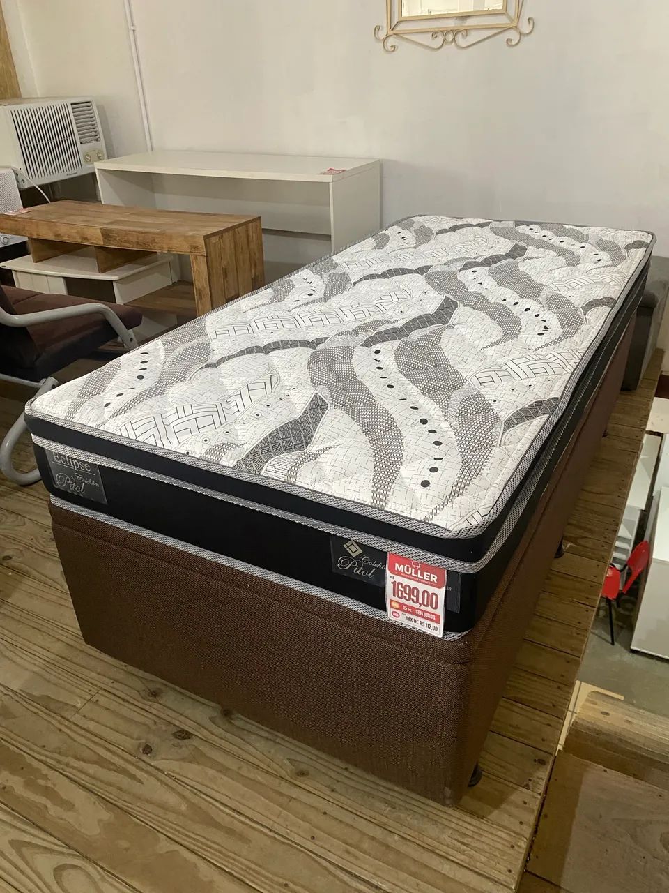 Cama box solteiro baú NOVO  - Foto 2