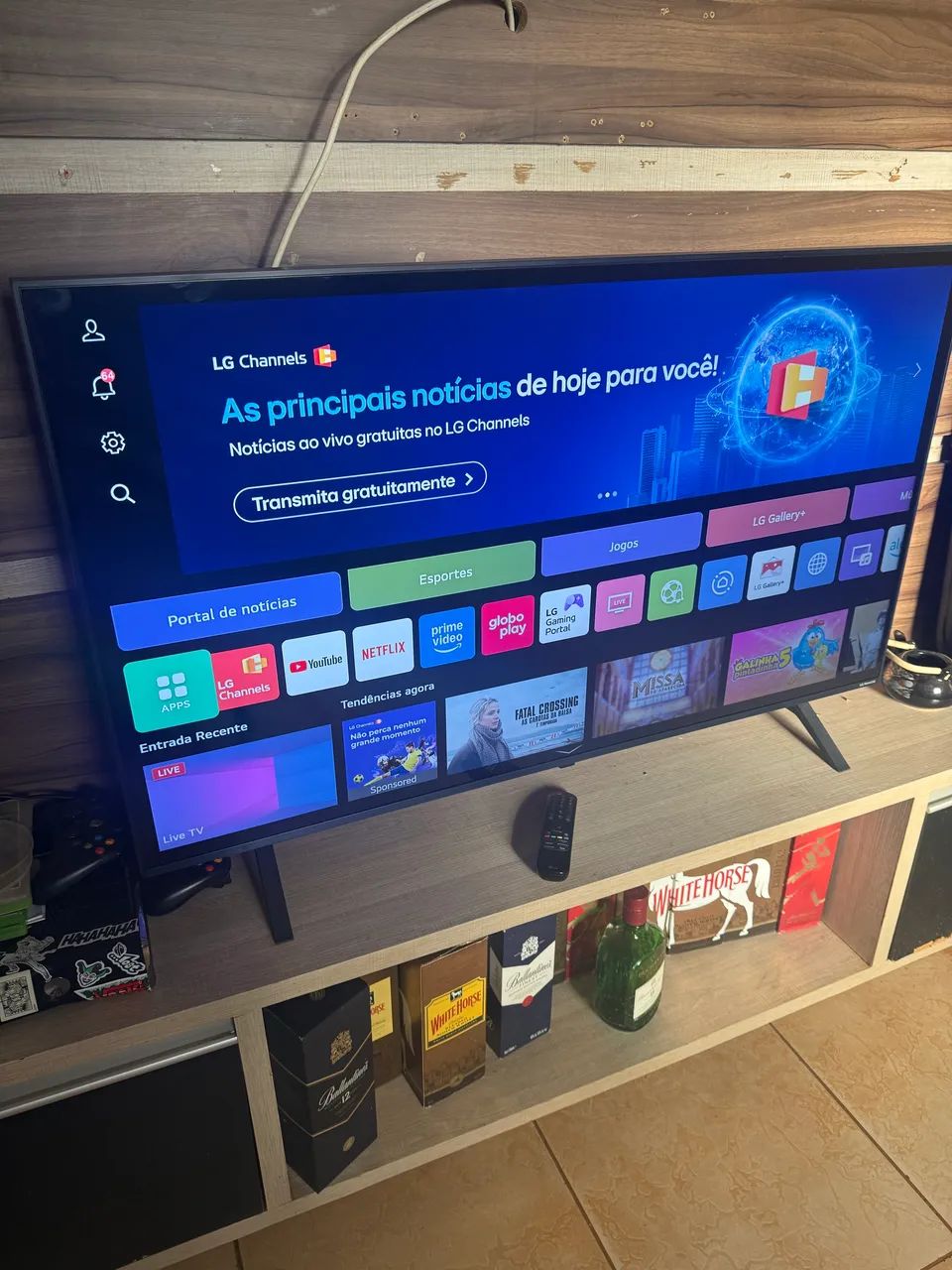 Tv LG smart 4k 50 polegadas com borda infinita ( leia tudo)