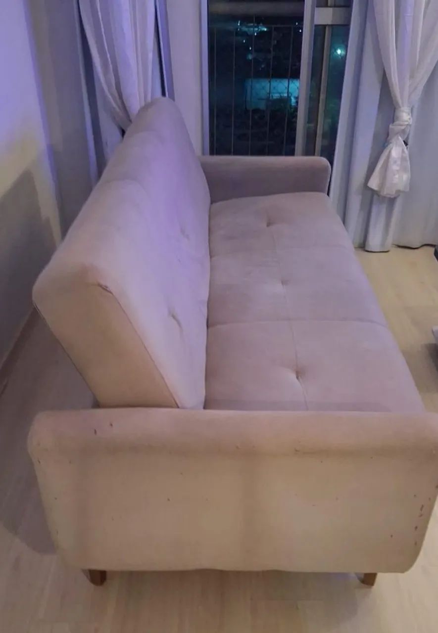 SOFÁ CAMA 3 LUGARES R$800,00 - Foto 3