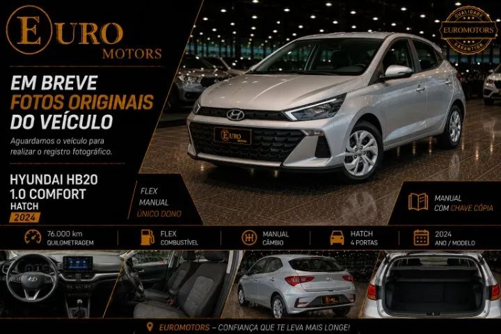 Hyundai HB20 Comfort 1.0 Flex 12V Mec. 2024