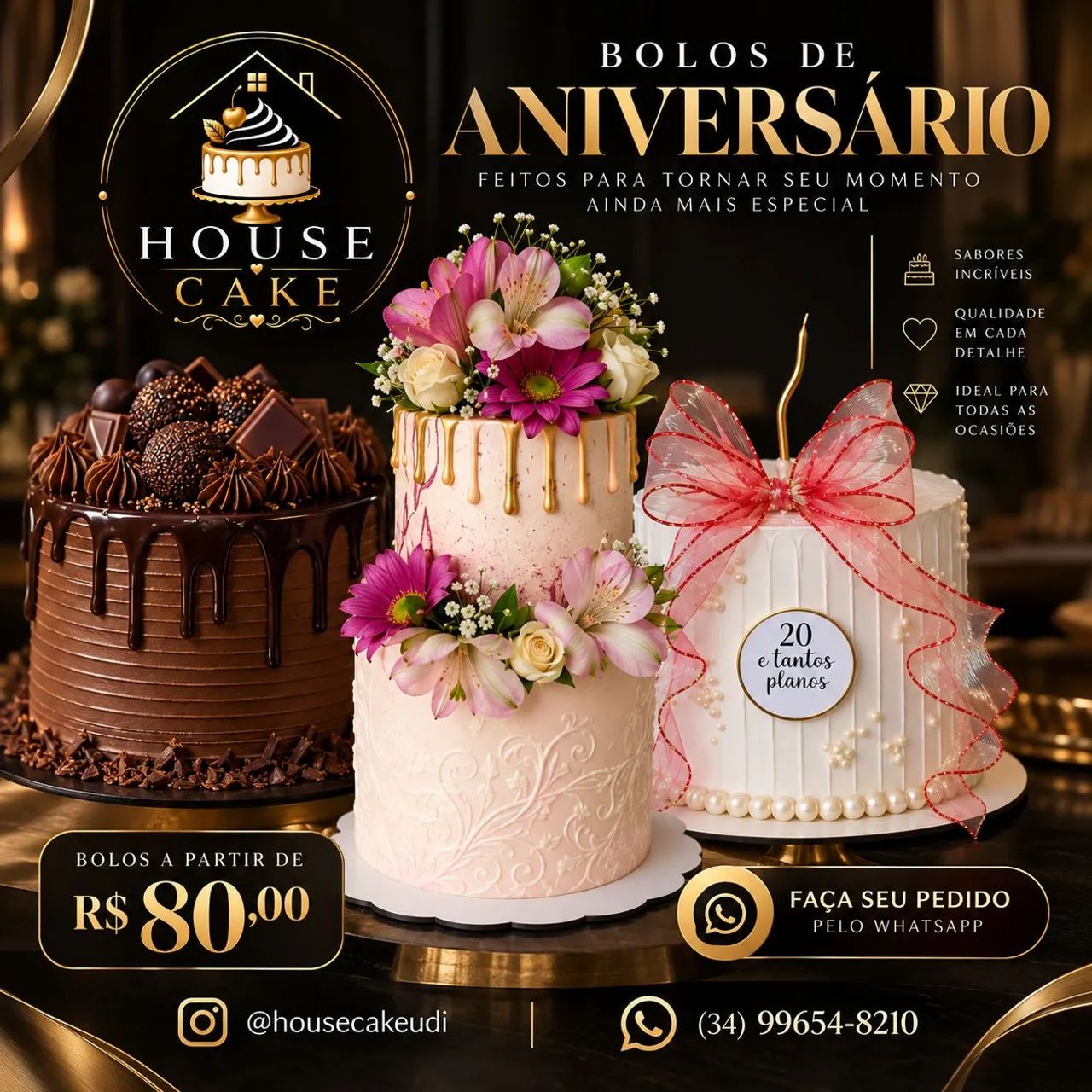 Promoção - Bolos por encomenda