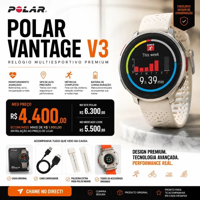 Smartwatch - POLAR VANTAGE V3 - Foto 4