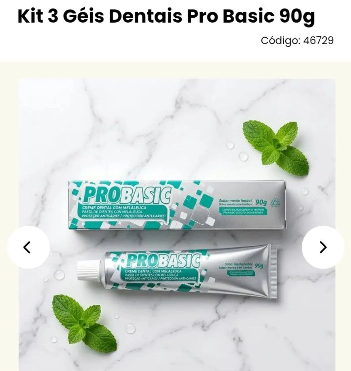 Kit 03 gel dental 90gramas cada - Foto 5