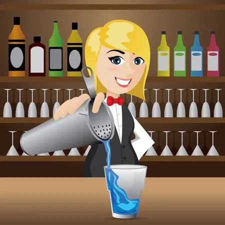 Garcons,Barman,Caixa e Cozinheira 