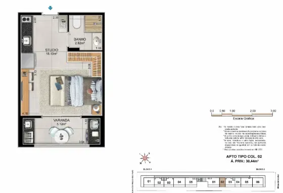 PLANTA 30m²