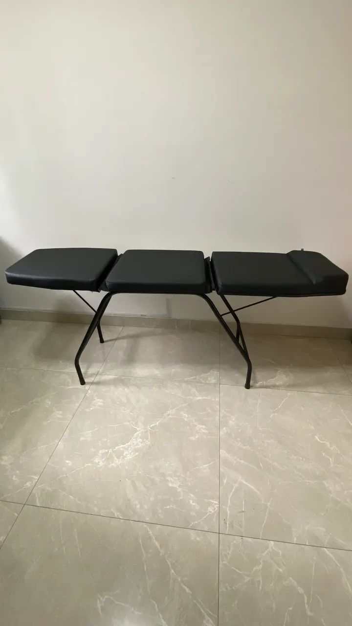 Maca dobrável 3 partes Preta  - Foto 3