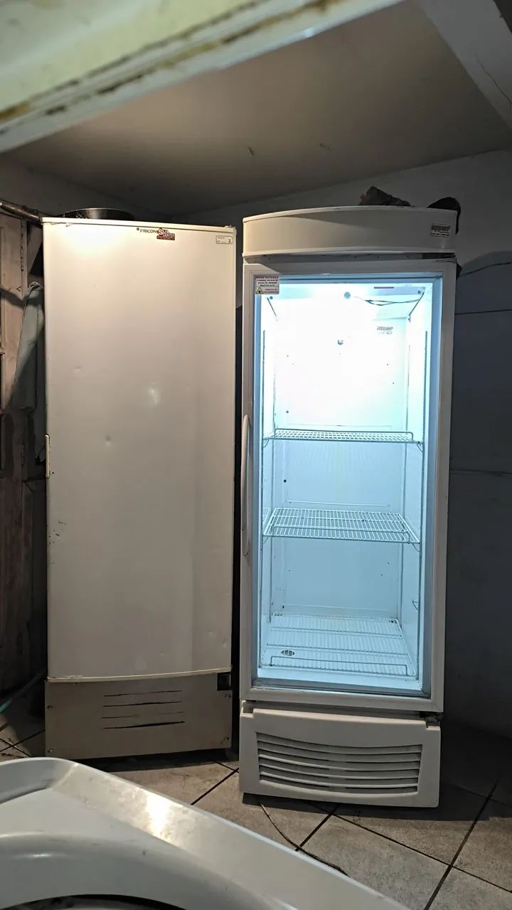 Freezer e expositor de bebidas visa cooler entrega grátis em pleno funcionamento 220v  - Foto 3
