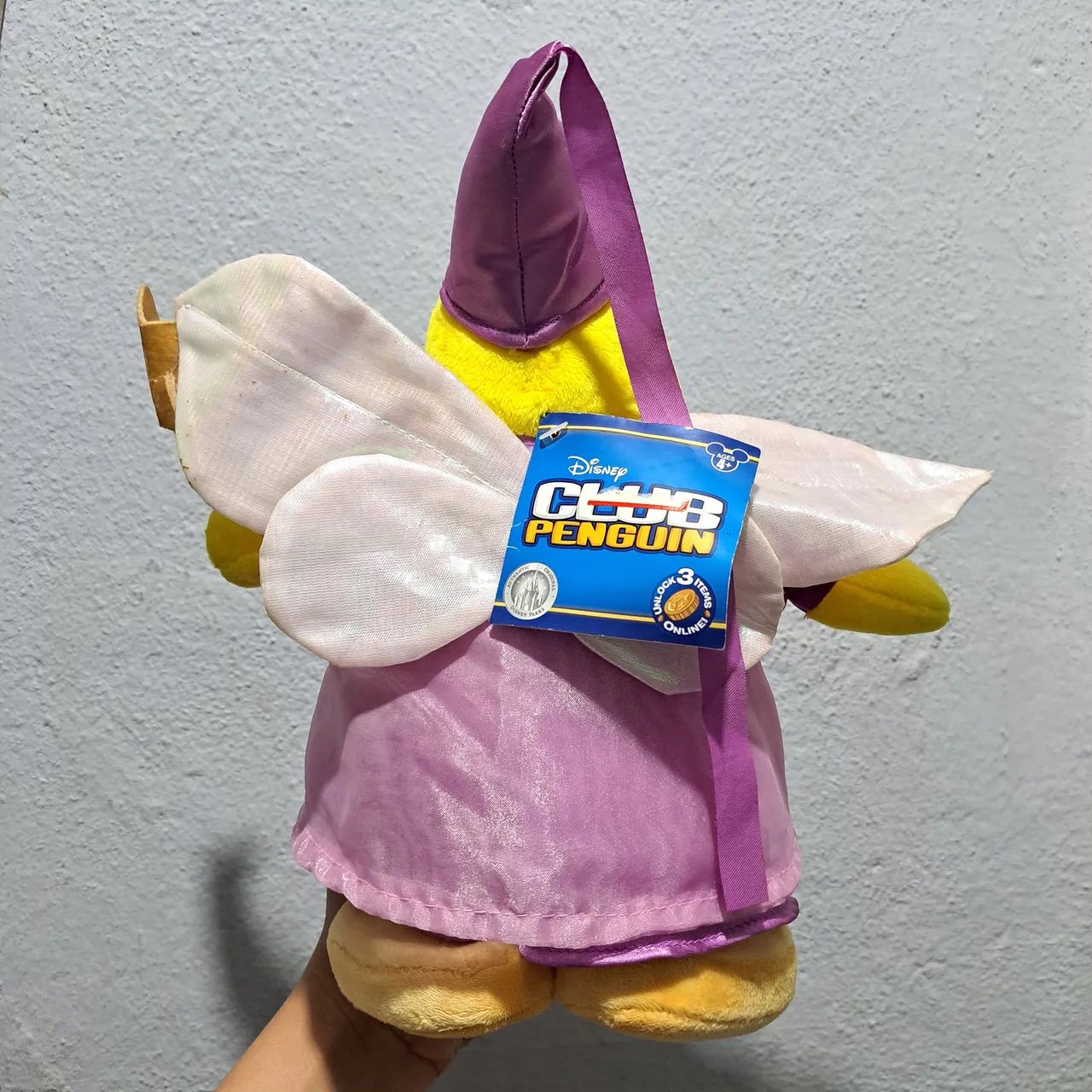 Pelúcia Oficial Club Penguin Fada Original Disney Parks 2009 Raro c/ Etiqueta SÓ HOJE R$99 - Foto 3
