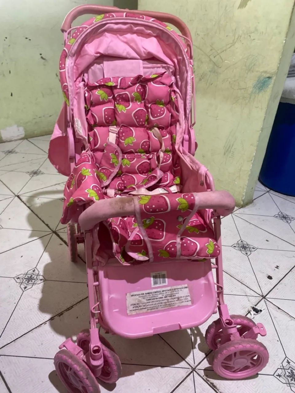 Carrinho de bebê rosa- marca Bamboo  - Foto 2