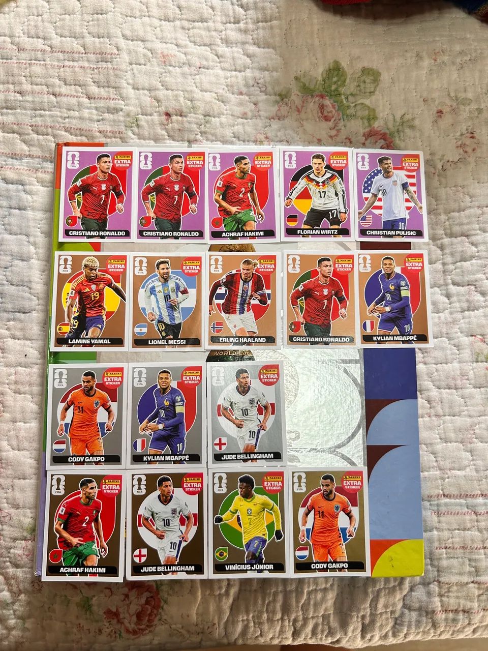 Figurinhas legends da copa 2026