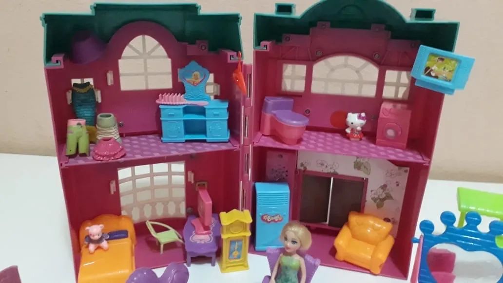 Casinha De Boneca com Campainha e acessórios diversos  - Foto 5