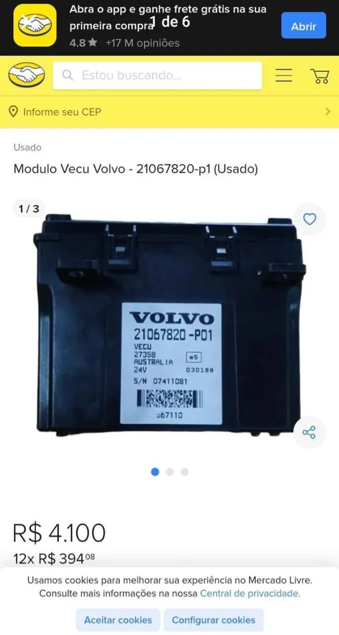 Módulo caminhão volvo  - Foto 2