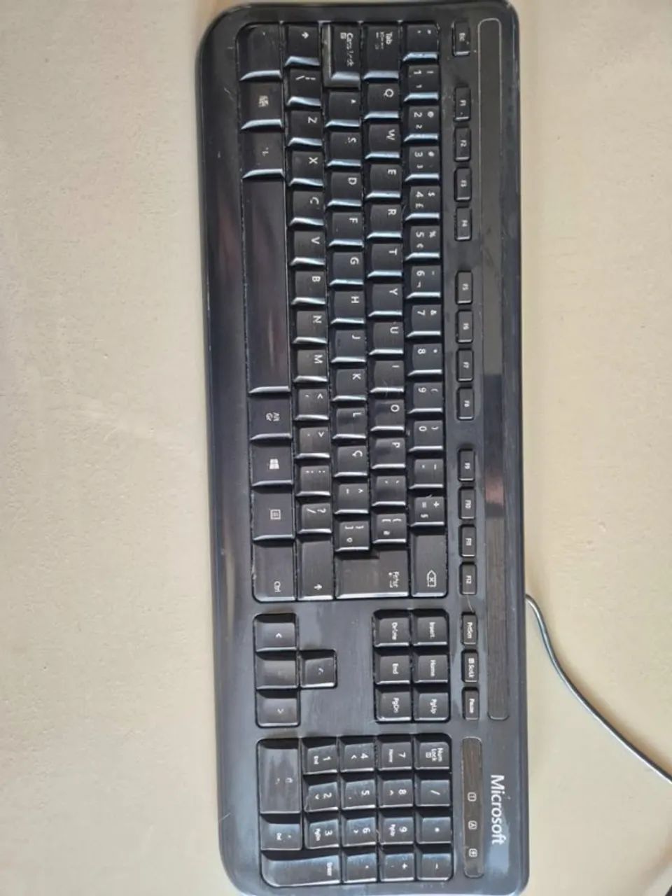 Teclado Microsoft Wired 600 USB - Excelente Estado / Funcionando Perfeitamente