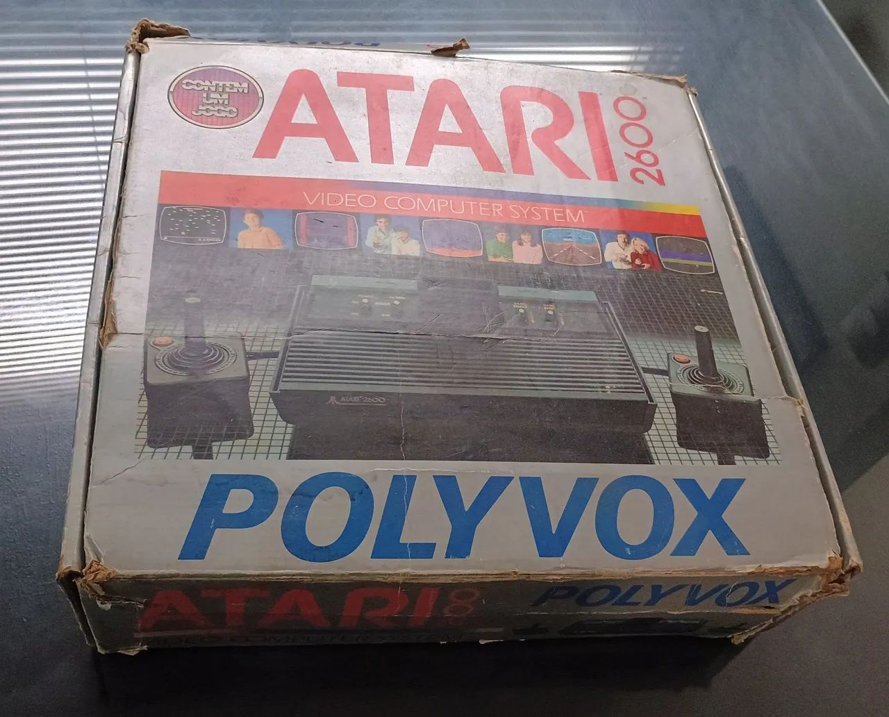 Atari 2600 com manual e Caixa original 