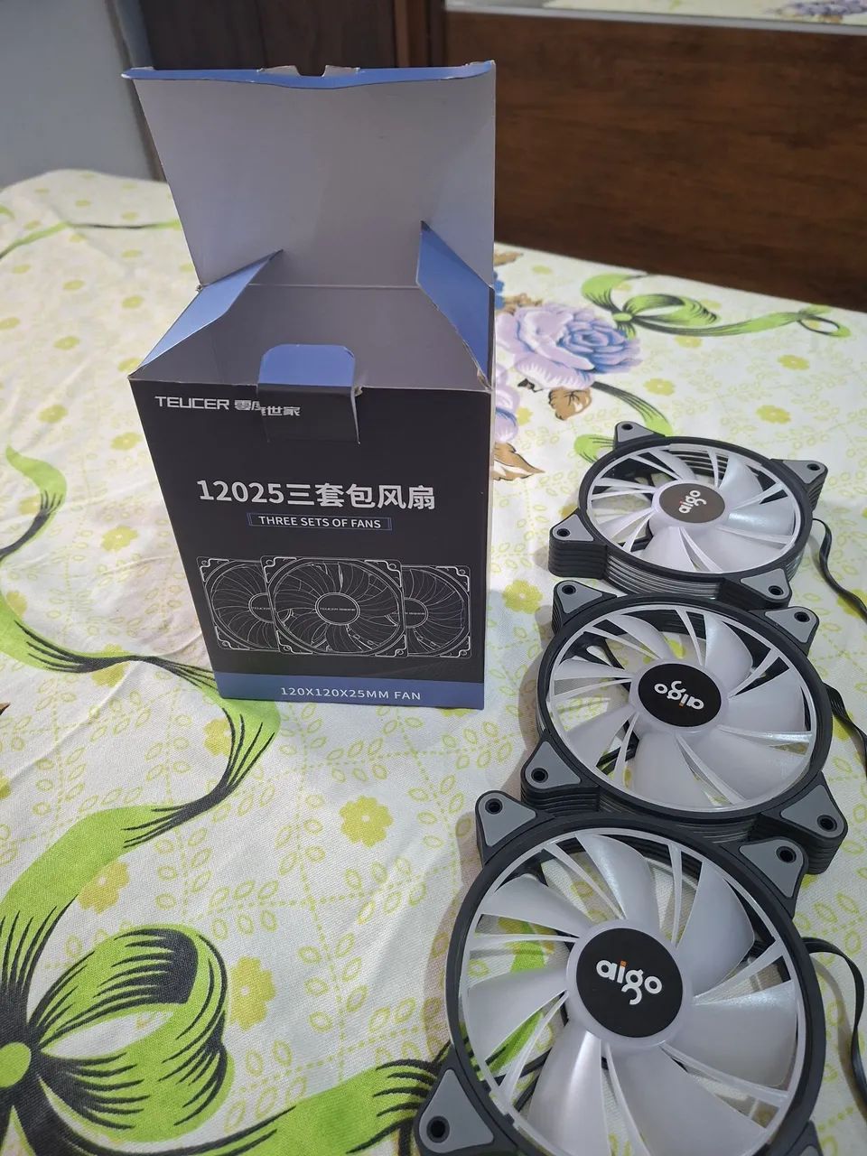 Kit fans com controladora Rgb - Foto 3