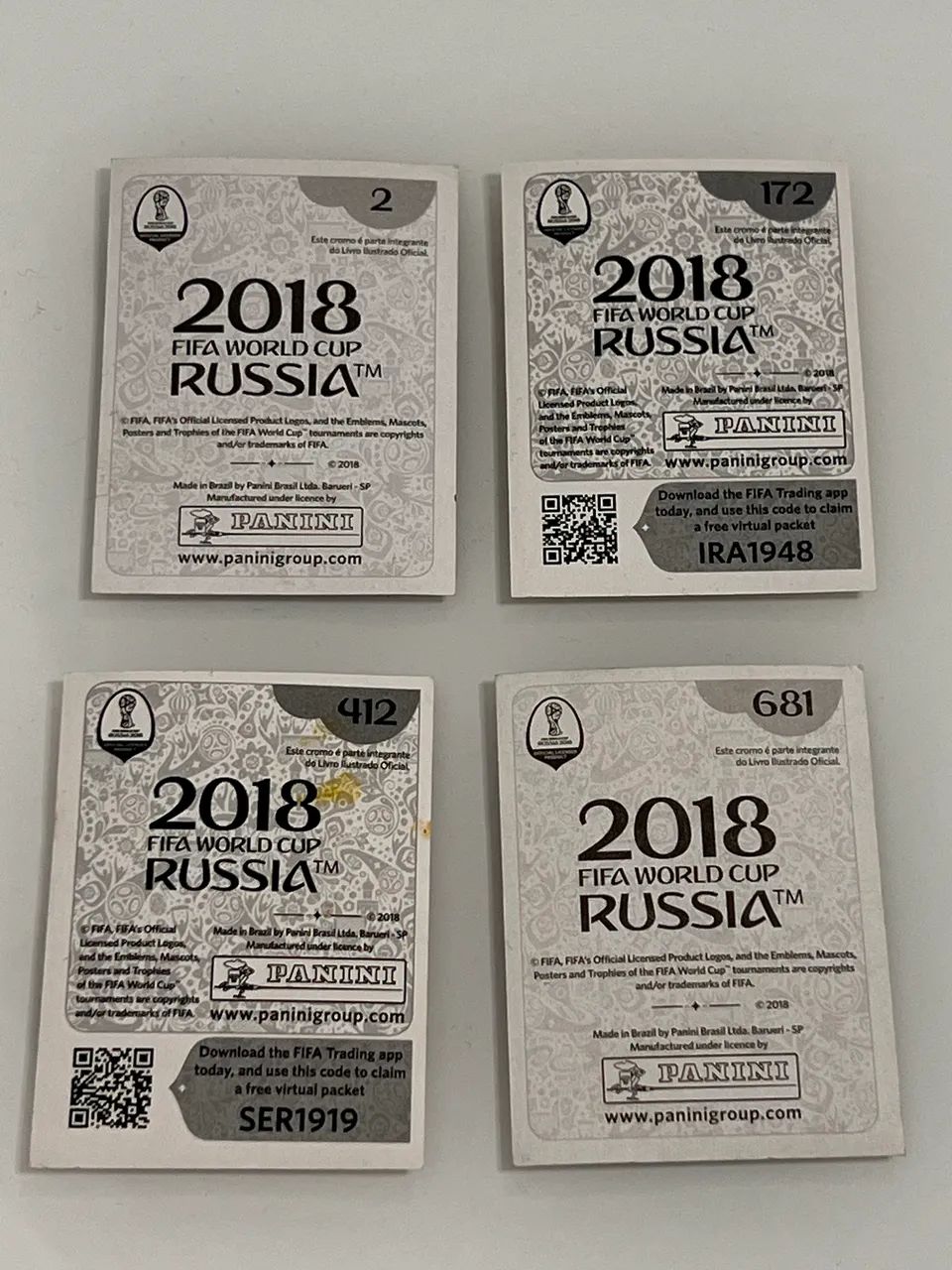 Figurinhas brilhantes da copa 2018 - Foto 2