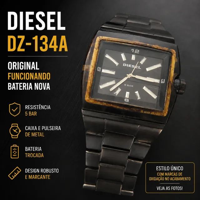 Relógio Diesel DZ-134A Original - Analógico Masculino