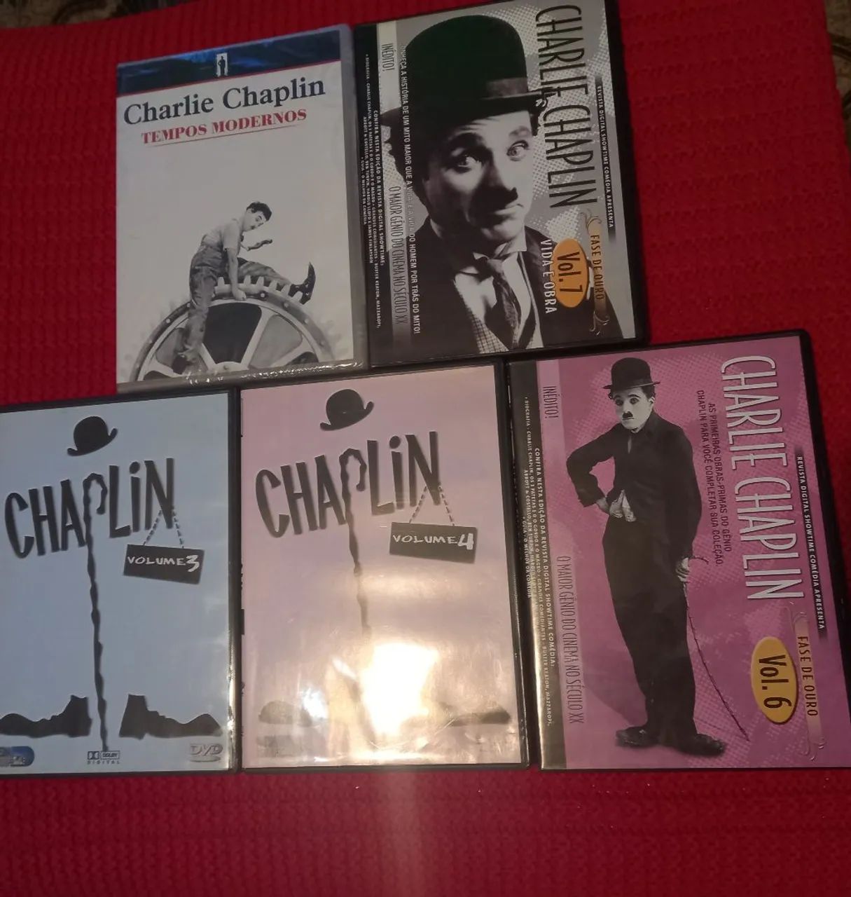 Coleção de DVDs Charlie Chaplin
