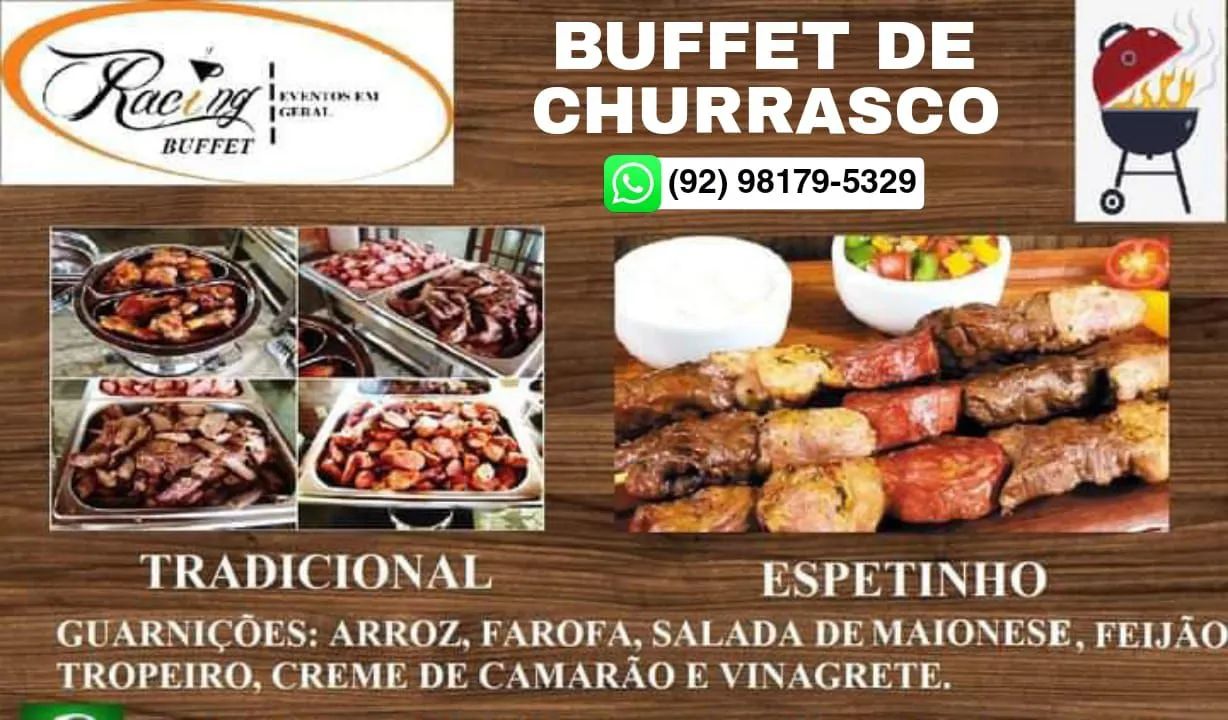 Buffet de churrasco completo PROMOÇÃO 