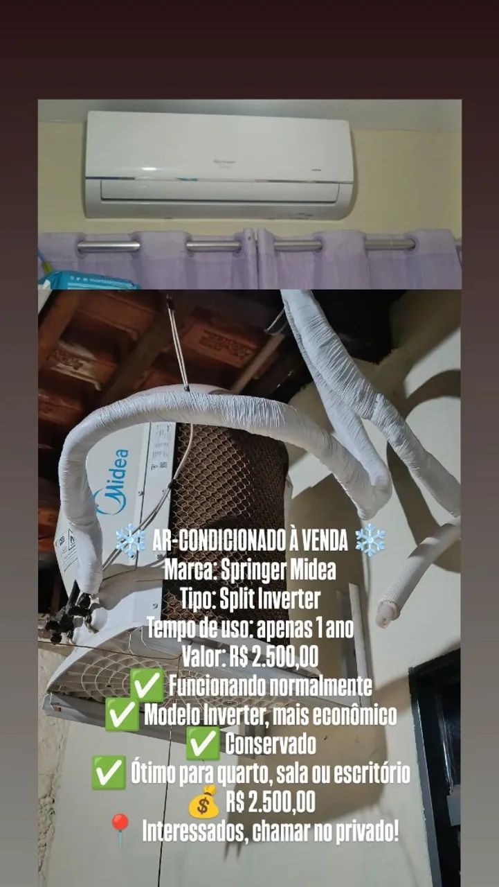 AR-CONDICIONADO A VENDA.2.500