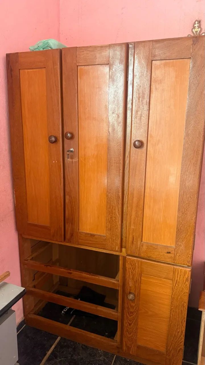 Guarda-roupa - madeira angelim - Foto 2