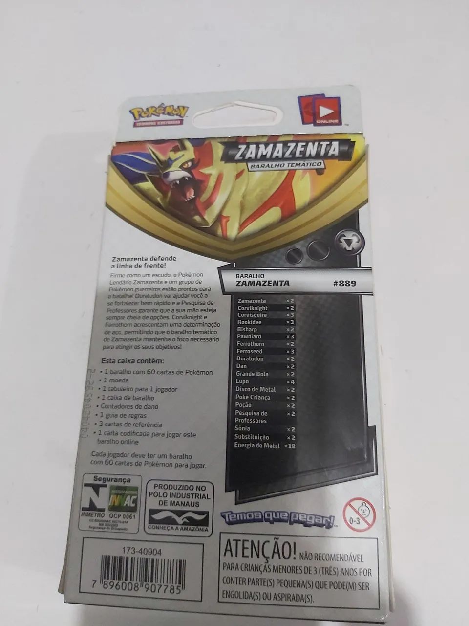 Baralho Pokemon zamazenta - Foto 4