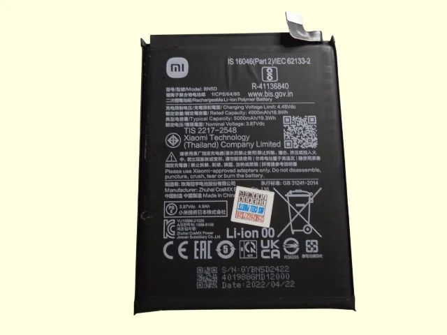 bateria original mod bn5d xiaomi redmi note 11