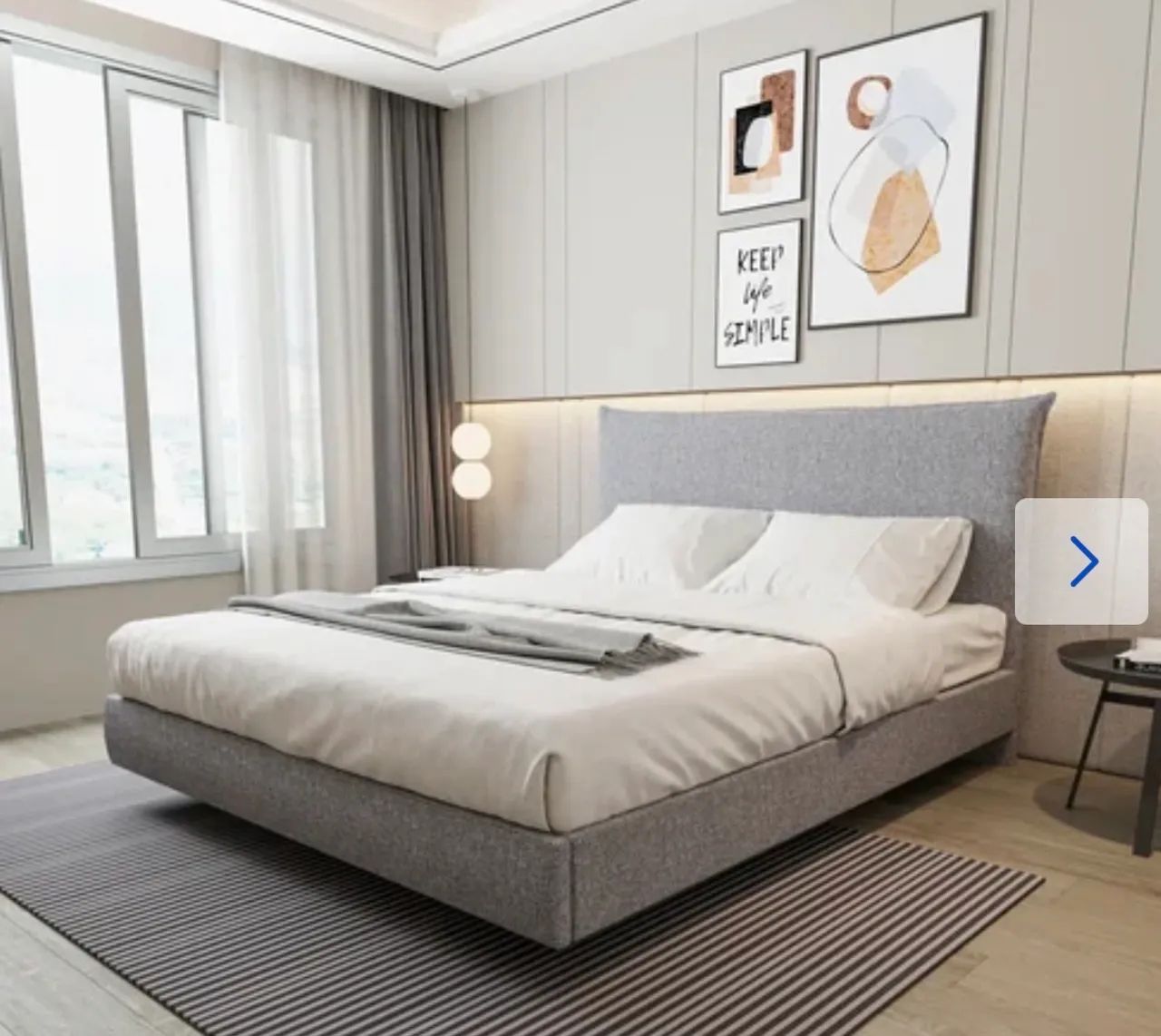 Cama casal boreal Flutuante - Foto 4