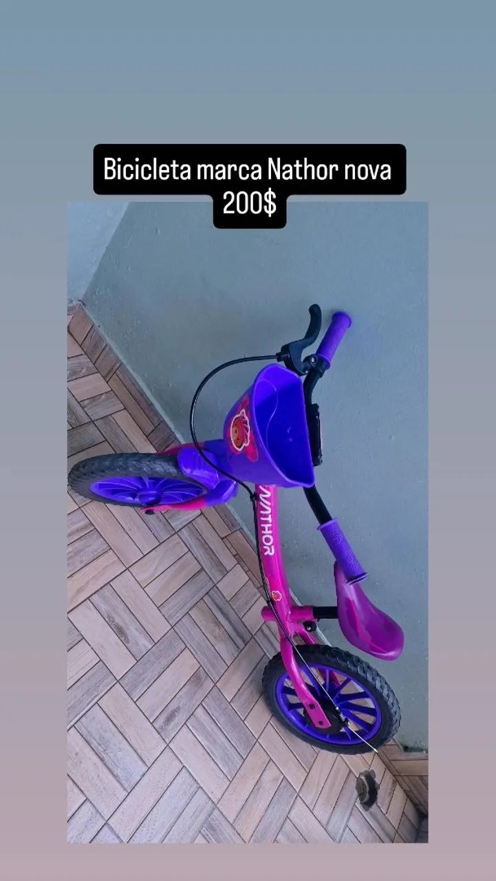 Bicicleta de equilíbrio Nova 