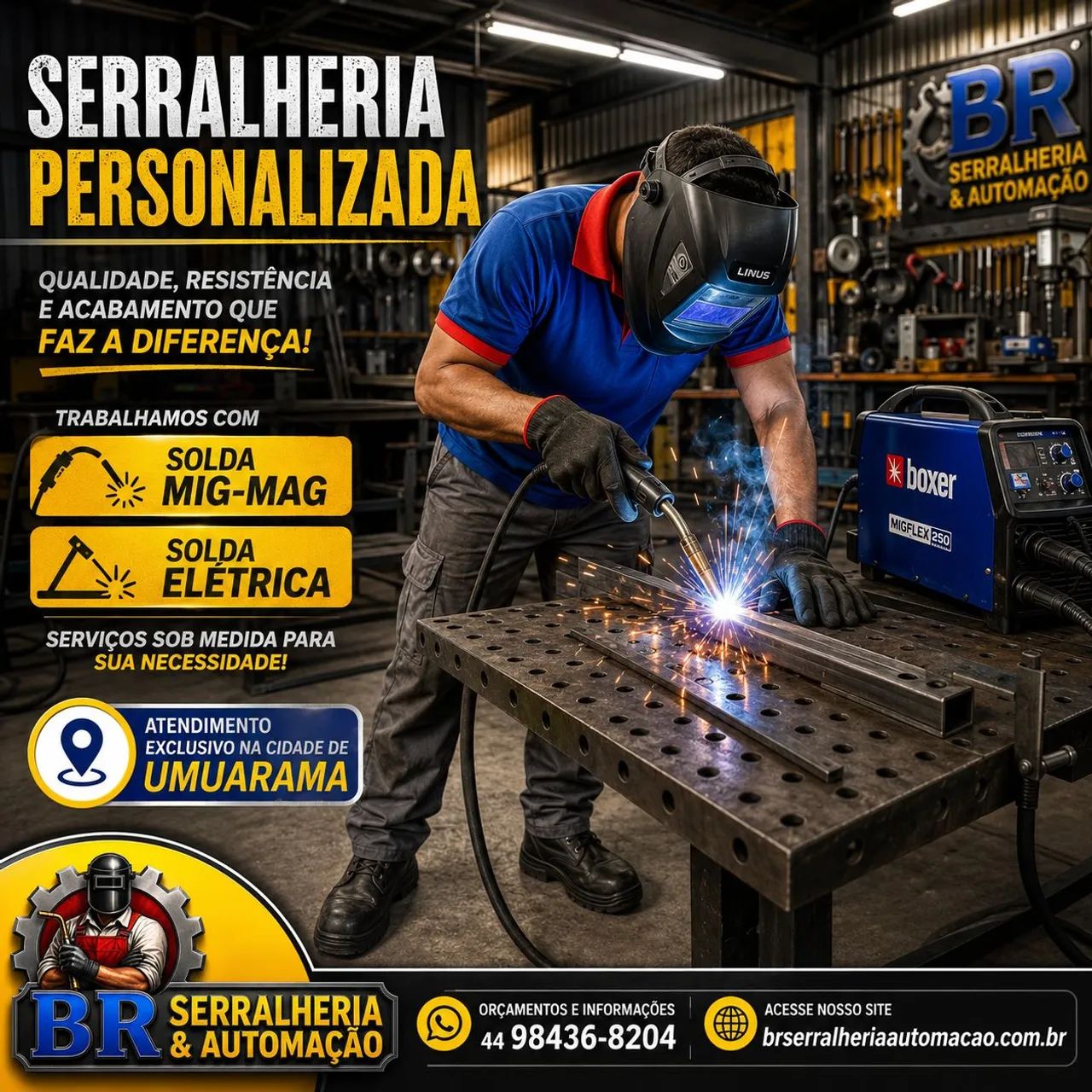 ?Solda MigMag/ Elétrica em UMUARAMA-PR 
