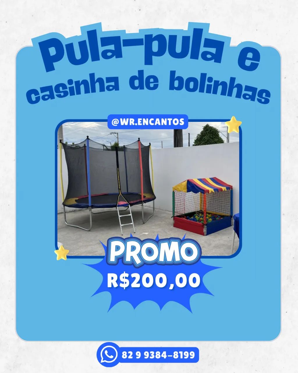 aluguel de pula-pula e casinha de bolinhas 