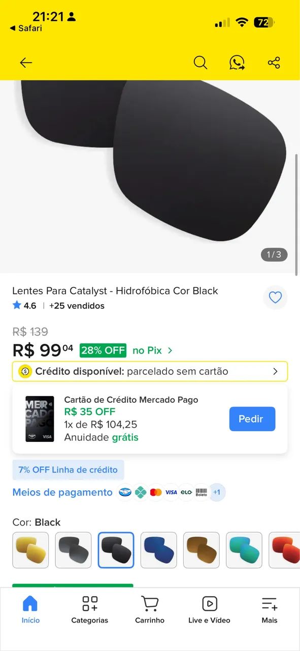 Óculos Oakley Catalyst original - Foto 4