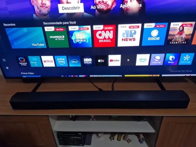 TV Samsung 50 polegadas QLED 4K de 2024 + Soundbar HW-B550 - Foto 4