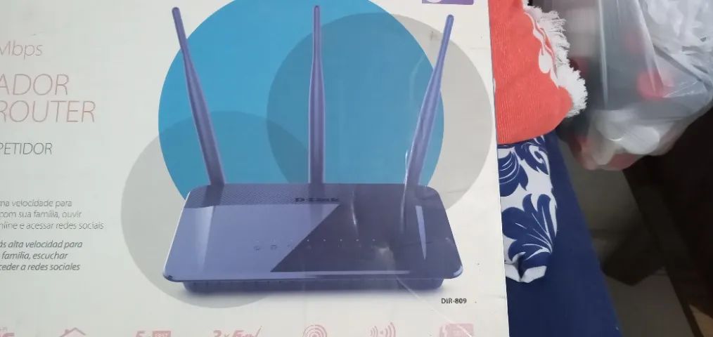 Roteador D-Link DIR-809 AC750 - Dual Band - Perfeito Estado - Foto 5