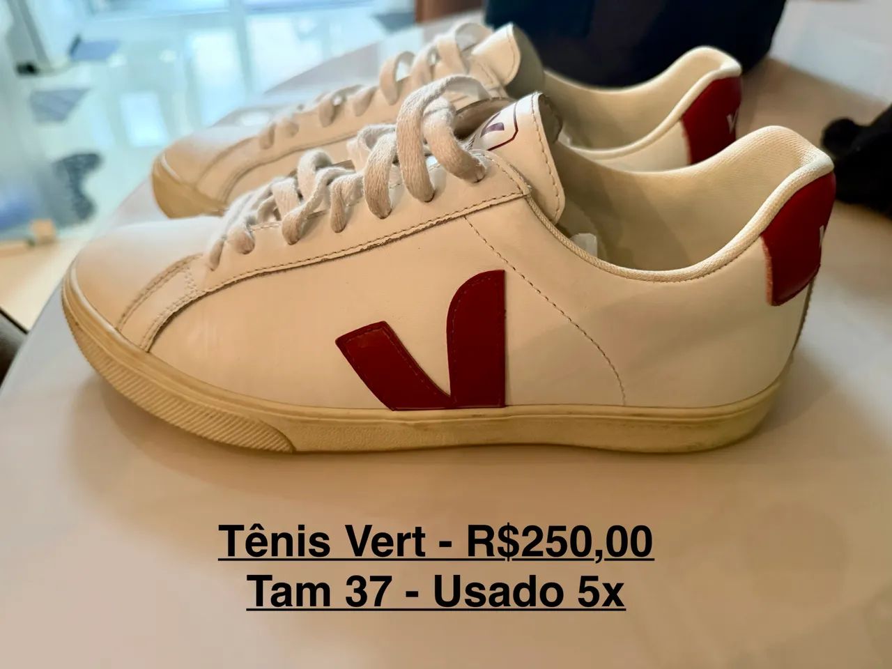 Tênis vert - tam. 37 usado 5x - Foto 3