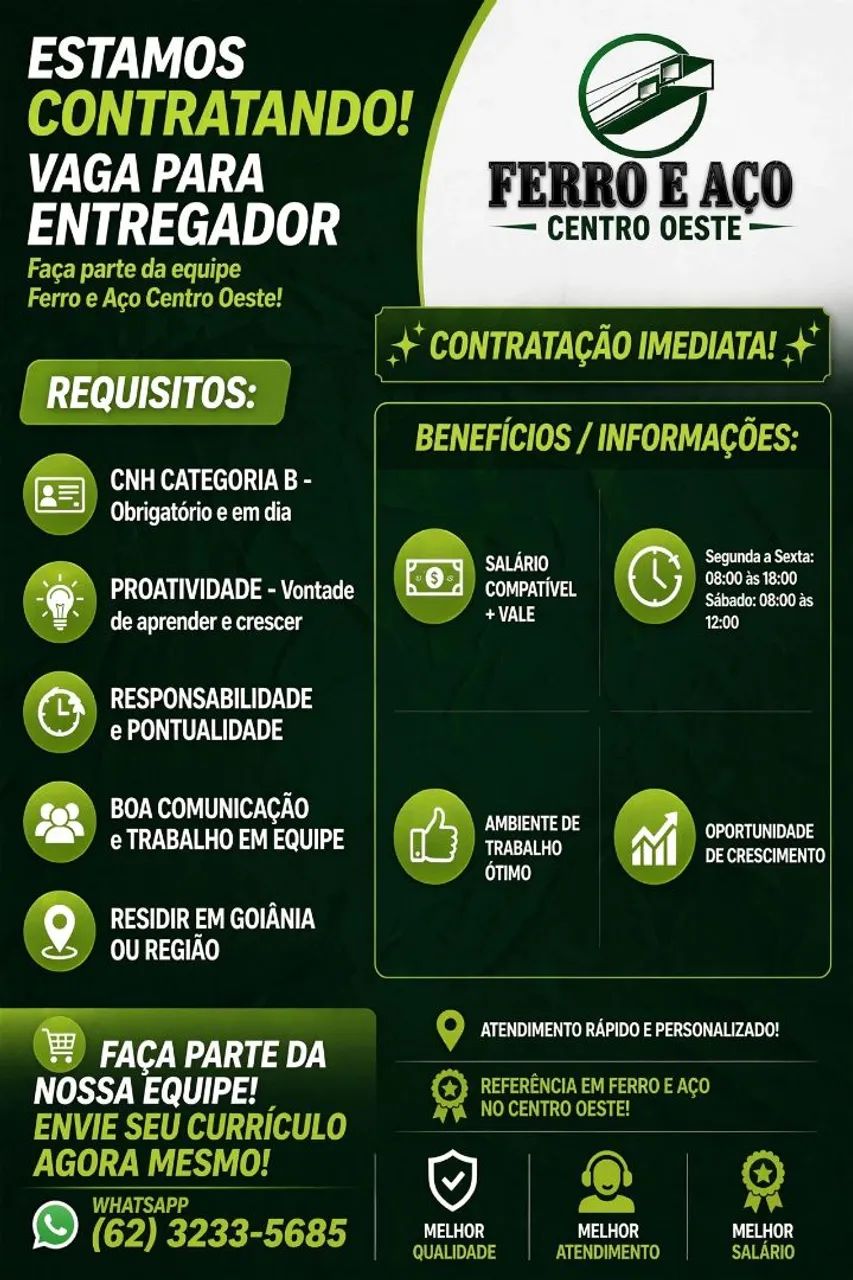 Vaga de emprego 