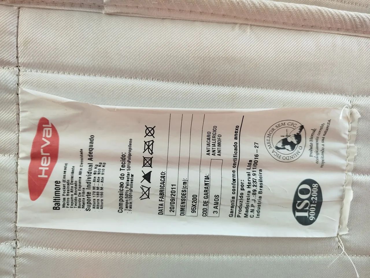 Cama solteiro molas ensacadas - Foto 5