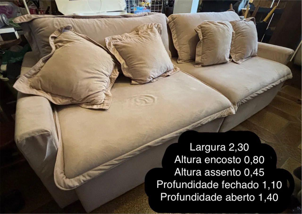 Sofá retrátil s reclinável  - Foto 2