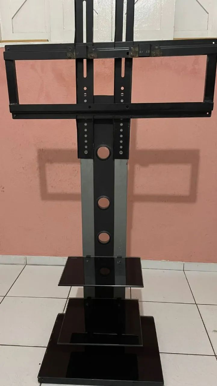 Vendo suporte de tv com prateleiras - Foto 2