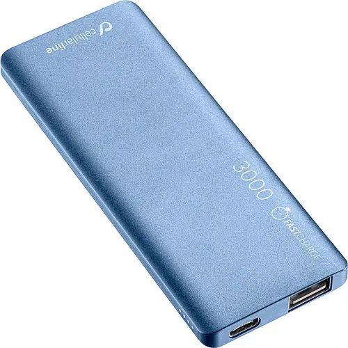 Powerbank Cellularline FreePower Slim 3000 - Azul