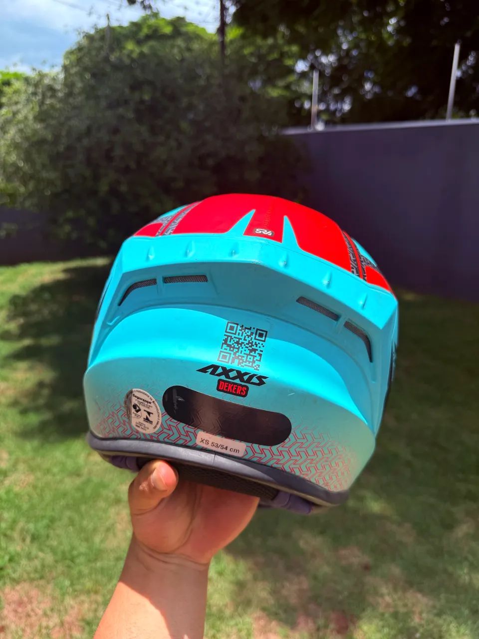 Capacete Axxis Draken tifany/pink - Foto 3