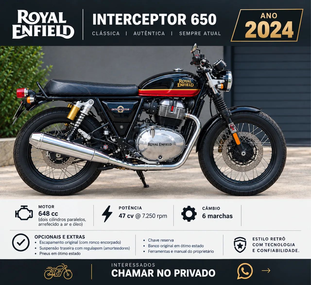 Interceptor Royal Enfield - Foto 2
