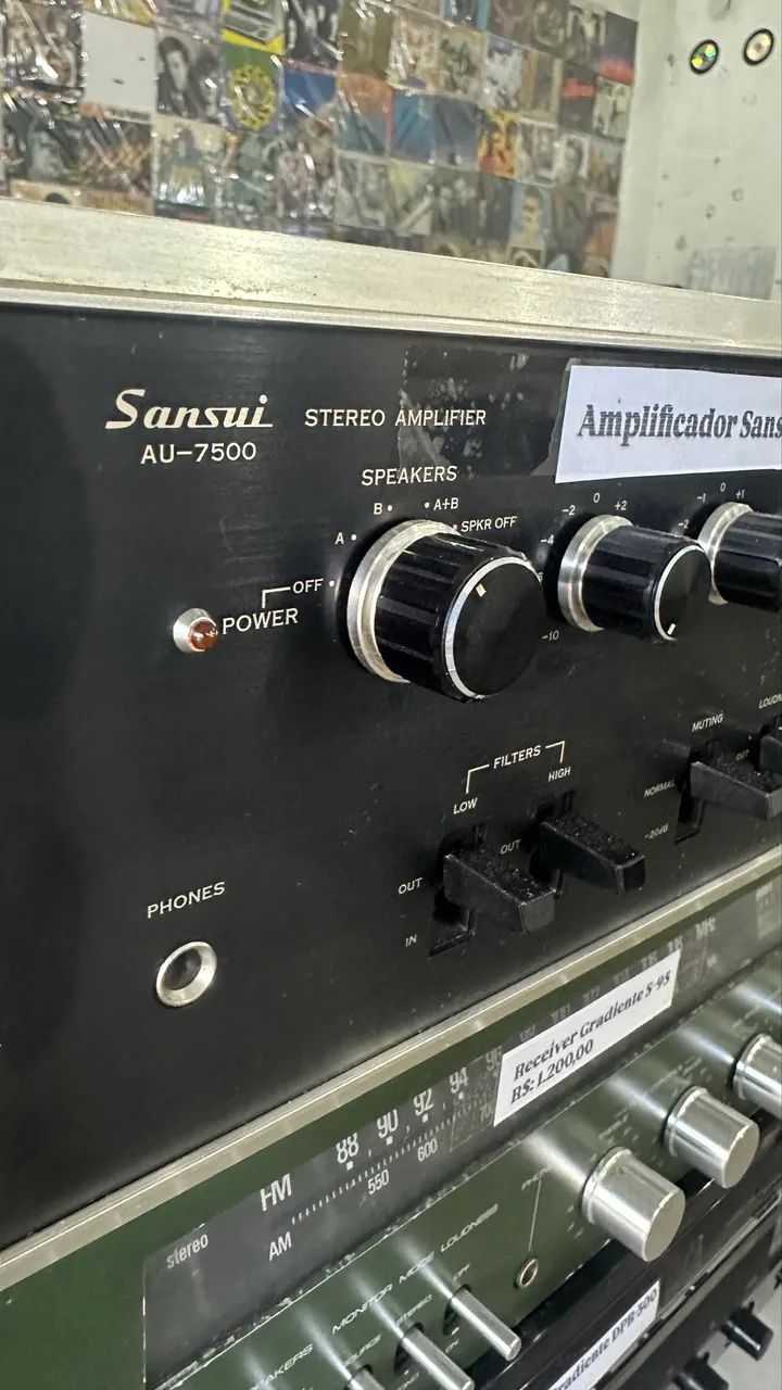 Amplificador Sansui AU-7500 - Foto 2