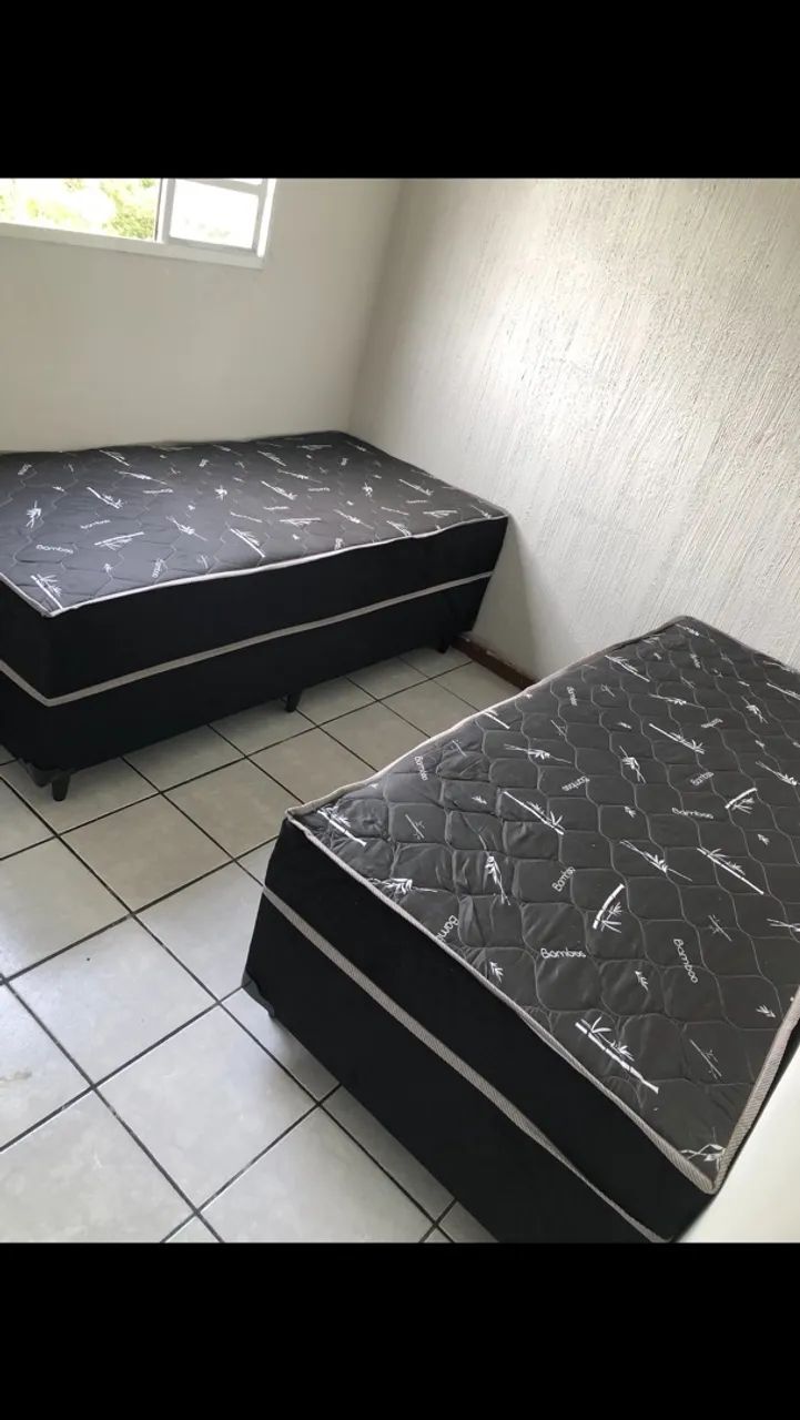 CAMA BOX SOLTEIRO - NOVAS