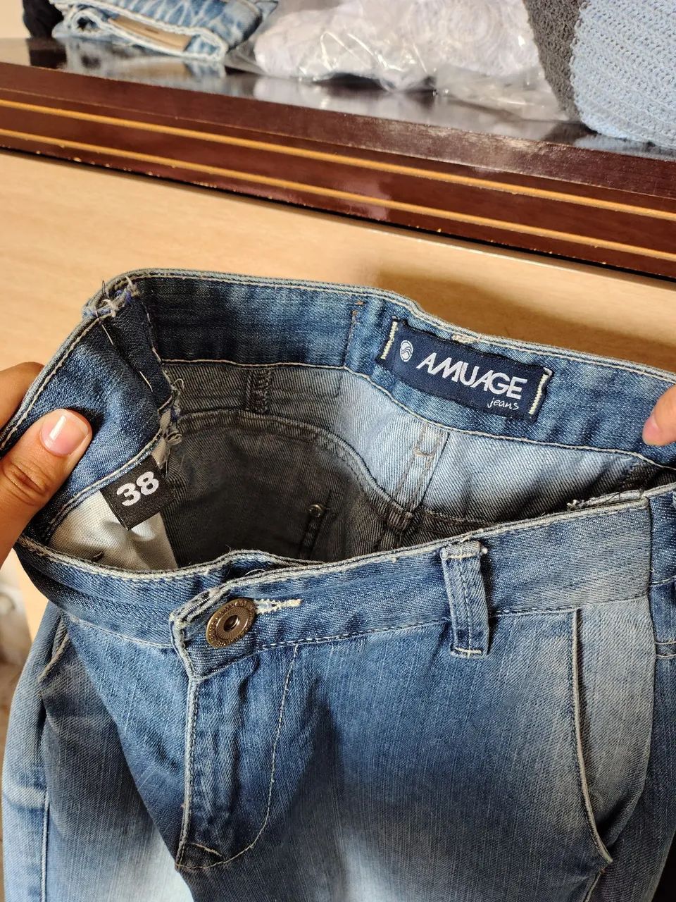Calça jeans feminina  - Foto 4