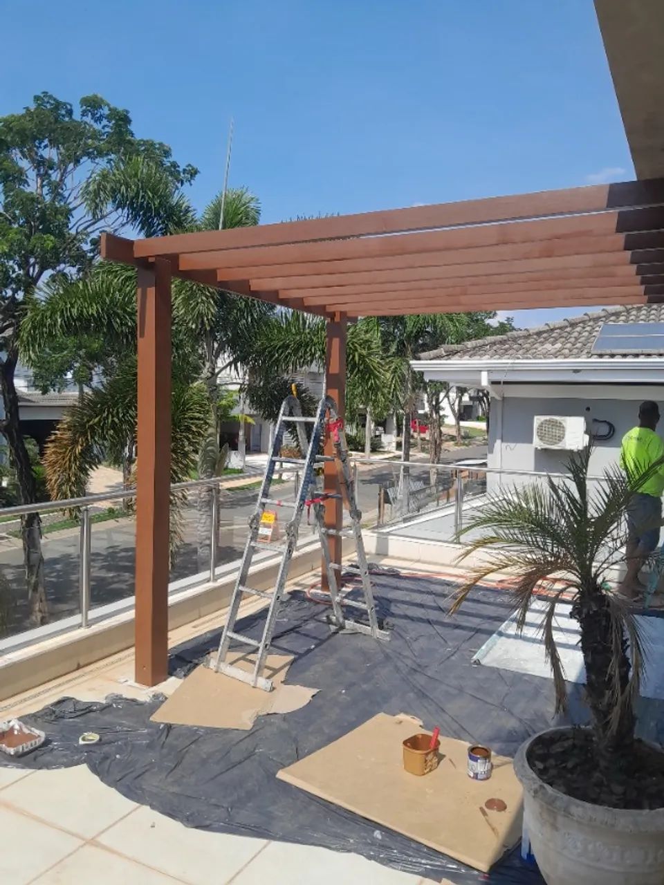 Serviço de pergolados decks telhados forros  - Foto 5