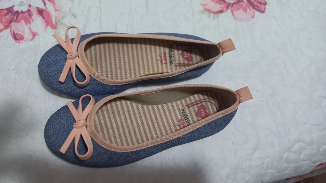 Sapatilha molequinha tamanho 28 - Foto 2