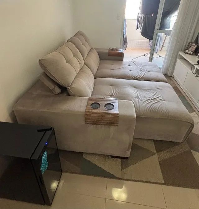 Sofá Retratil Reclinável para Sala de Estar - Foto 3