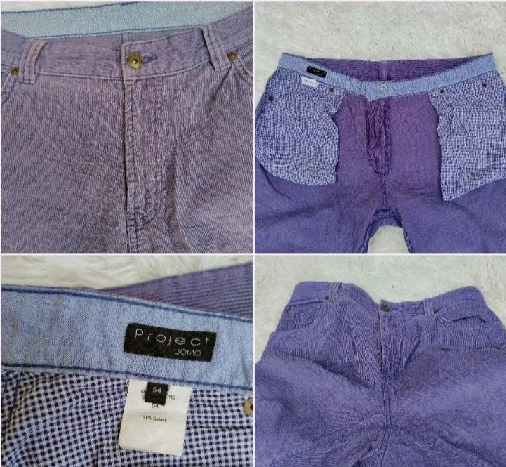 Calça Masculina Project Uomo Veludo Cotele 54 - Foto 4