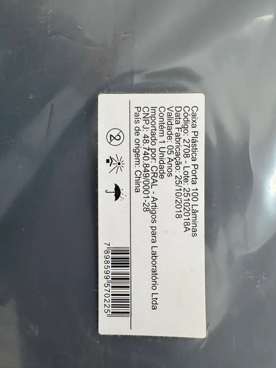 Porta lâminas microscopia 100 lugares  - Foto 4